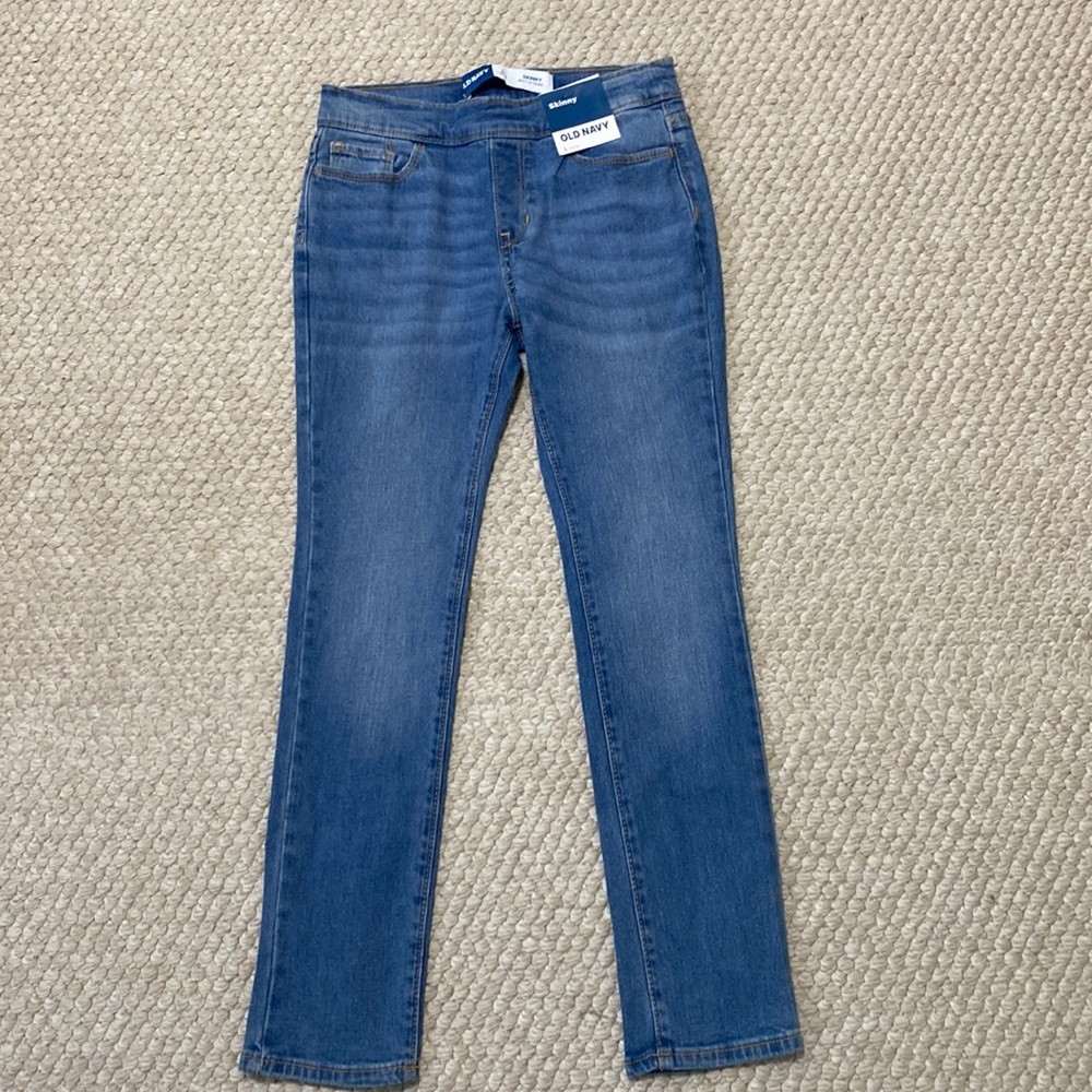 Girl’s Old Navy Skinny Built in Tough Jeans Sz L (10-12)